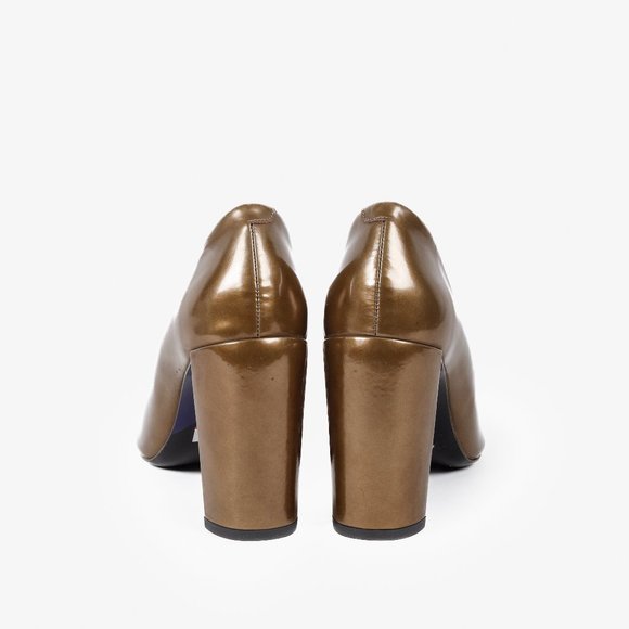 PS by Paul Smith Beau Metallic Khaki Pumps - Picture 3 of 10